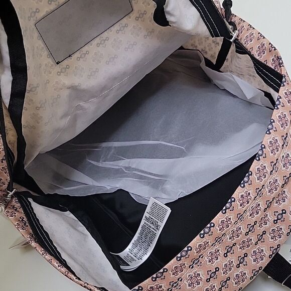 NEW JANSPORT NEUTRAL PRINT BLUE TAN PINK COMMUTER TRAVEL BACKPACK NWT main image 9